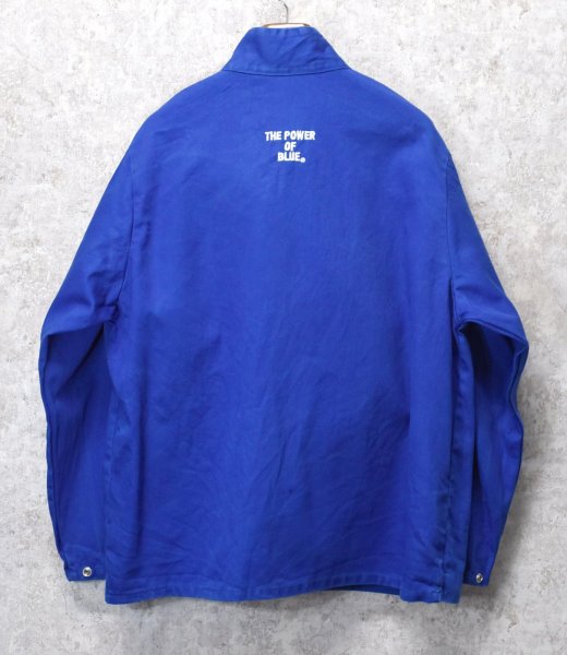 画像3: 00's~【ビンテージ】【miller】【青】【コットン】【ワークジャケット】スタンドカラー【サイズXL】  (3)