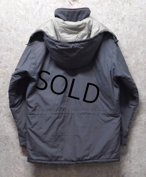 画像3: 【USA製】【ビンテージ】【LLビーン】【L.L.bean】【グレー】【中綿入りジャケット】フード付き【サイズM】  (3)