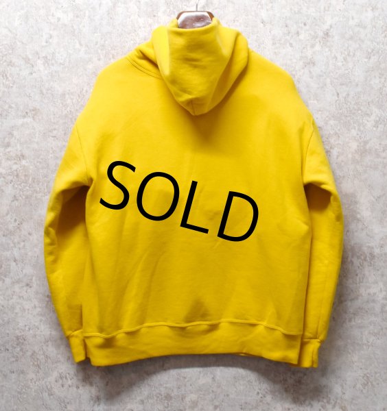 画像3: 90's【ビンテージ】USA製 【ラッセル】【黄色】オーシャンシティ大学【OCEAN CITY】カレッジスウェットパーカー【サイズXL】  (3)