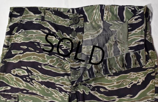 画像3: 【60's∼】【ビンテージ】タイガーストライプパンツ 【US-M】  (3)