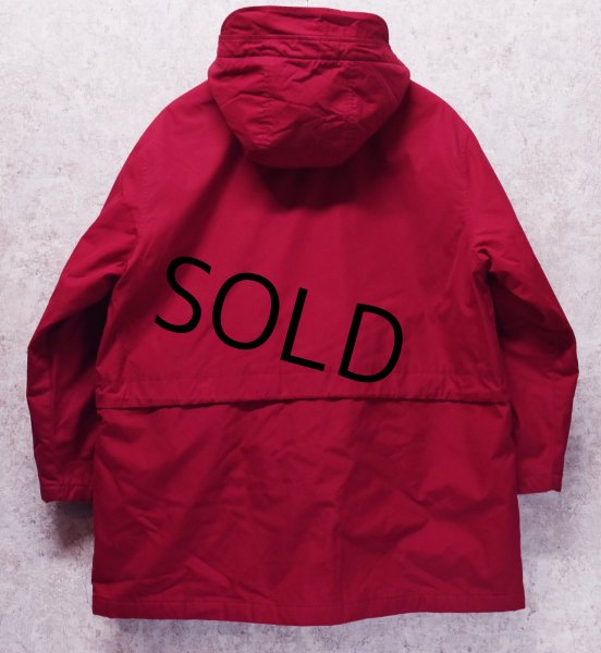 画像3: 90's~【ビンテージ】【エディーバウアー】【白タグ】【エンジｘグレーフリース裏地付き】【マウンテンパーカー】レディース古着【レディースＭ】  (3)