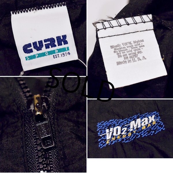 画像2: USA製【ビンテージ】【黒】【CYRK VO2MAX】【ナイロンジャケット】【ジャケット】  (2)