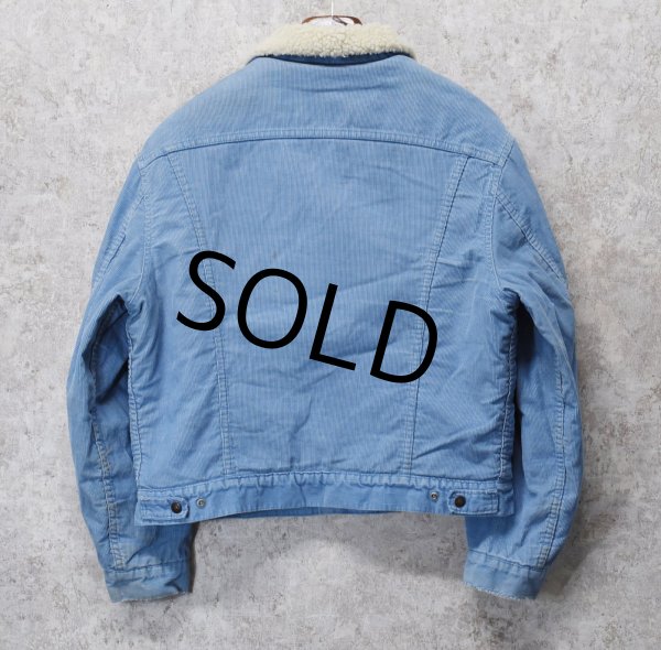 画像3: 【USA製】ビンテージ【Levis】リーバイス【水色】裏ボア付きジャケット【サイズ44】  (3)