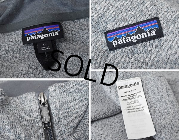 画像2: 【パタゴニア】patagonia【グレー】【1/4ジップ】【ベターセーター】【サイズＭ】  (2)