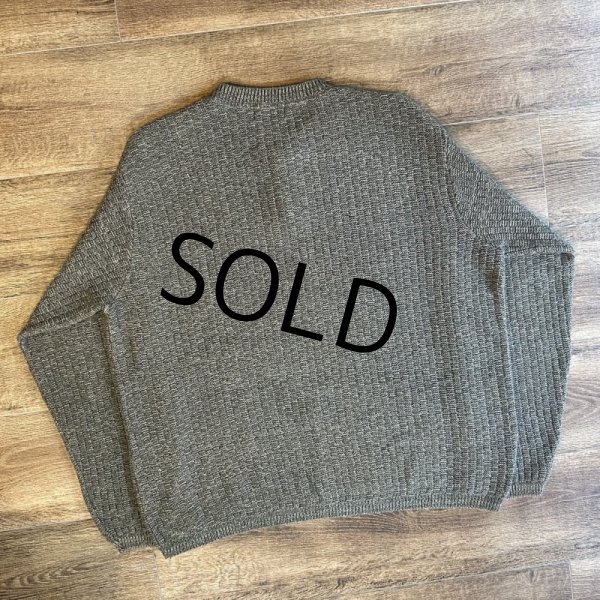 画像3: USA製【ビンテージ】【BILL BLASS】【ビルブラス】【ベージュ】【ヘンリーネック】【コットンxアクリル】【セーター】【サイズL】  (3)