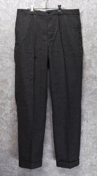 画像3: 〜50's 【デッドストック】【BAREKAT】【黒シャンブレー】【ブラックシャンブレー】 【ワークパンツ】【スラックス】【38x34】  (3)