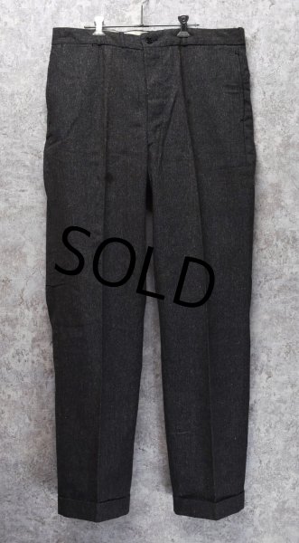 画像3: 〜50's 【デッドストック】【BAREKAT】【黒シャンブレー】【ブラックシャンブレー】 【ワークパンツ】【スラックス】【38ｘ34】  (3)