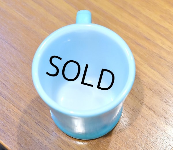 画像3: 【ファイヤーキング】【Fire King】【青緑】【Dハンドル】【マグカップ】  (3)