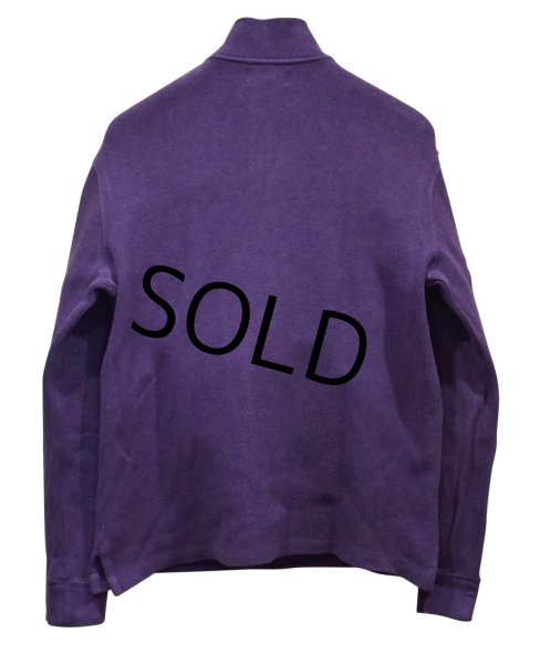 画像3: 【ラルフローレン】POLO RALPH LAUREN【紫】【無地】【ハーフジップ】【コットンセーター】【サイズM】   (3)