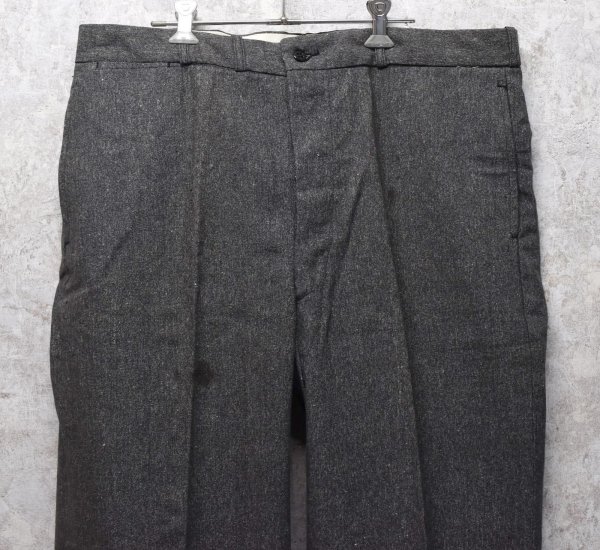 画像7: 〜50's 【デッドストック】【BAREKAT】【黒シャンブレー】【ブラックシャンブレー】 【ワークパンツ】【スラックス】【38x34】  (7)