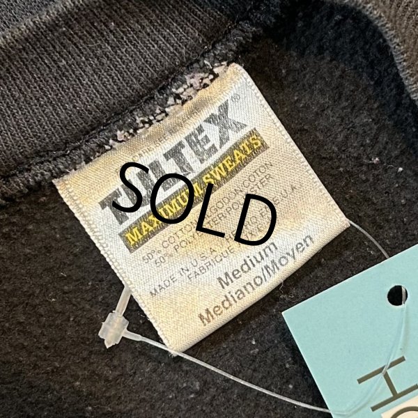 画像2: 90's~【USA製】【ビンテージ】【Tultex】【タルテックス】【黒】【無地スウェット】【サイズM】  (2)