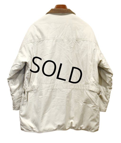 画像3: 90's 【ビンテージ】【エディーバウアー】【中綿入り】ホワイト【生成り】コットンジャケット【ハンティングジャケット】【サイズL】 (3)