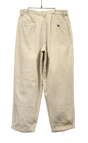 画像3: ビンテージ【AEROPOSTALE】【エアロポステール】【ベージュ】【2タック】【コーデュロイパンツ】【34×30】  (3)
