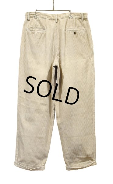 画像3: ビンテージ【AEROPOSTALE】【エアロポステール】【ベージュ】【２タック】【コーデュロイパンツ】【34×30】  (3)