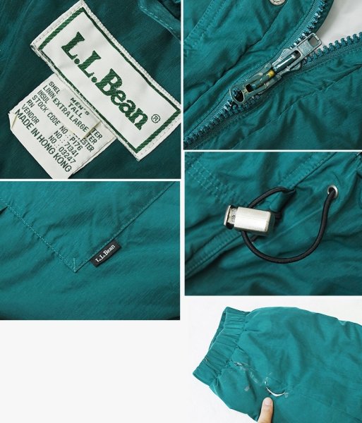 画像2: ビンテージ L.L.Bean 【LLビーン】【緑】【プリマロフトジャケット】【サイズXL-TALL】  (2)