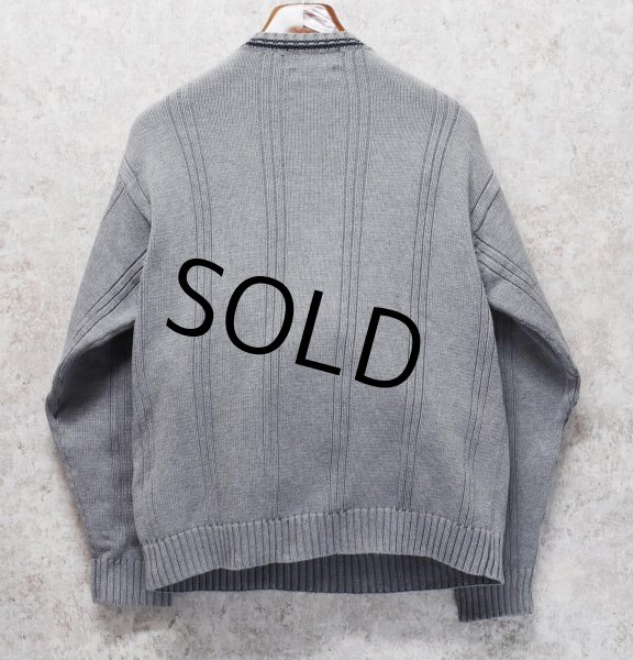 画像3: 【ラルフローレン】POLO RALPH LAUREN【グレー】Vネック【コットンセーター】【サイズL】  (3)