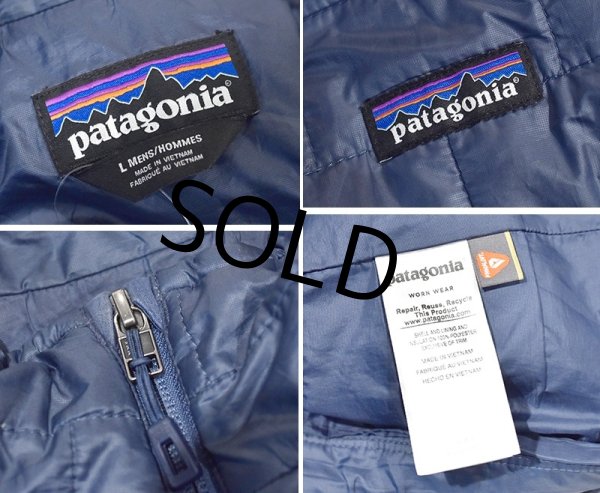 画像2: 【パタゴニア】patagonia【プリマロフト】紺【ナノパフジャケット】【サイズL】  (2)