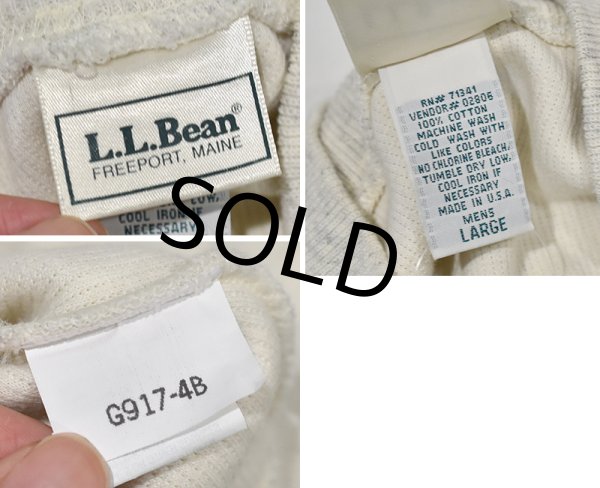 画像2: USA製 ビンテージ【L.L.Bean】LLビーン【コットンシャツ】【モックネックロンT】【サイズL】  (2)