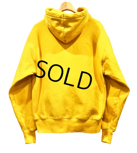 画像3: 【チャンピオン】【Champion】【マスタードイエロー】【無地】【リバースウィーブパーカー】【サイズL】  (3)