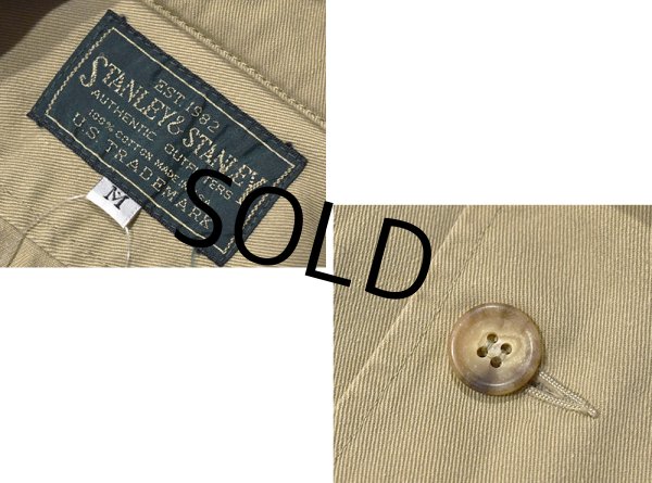 画像2: 90's USA製【ビンテージ】 STANLEY&STANLEY 【スタンレーアンドスタンレー】【ベージュ】【サファリジャケット】トロピカルジャケット【サイズM】  (2)