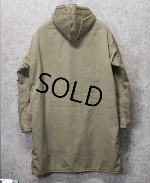 画像4: 80's【ビンテージ】【L.L.Bean】LLビーン　【紺×ベージュ】【裏ボア】ジップアップパーカー【ジップアップコート】  (4)