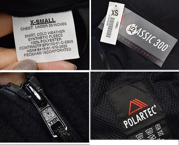 画像2: デッドストック【ECWCS】 Gen2 level3【ポーラテック】300フリースジャケット【サイズXS】  (2)