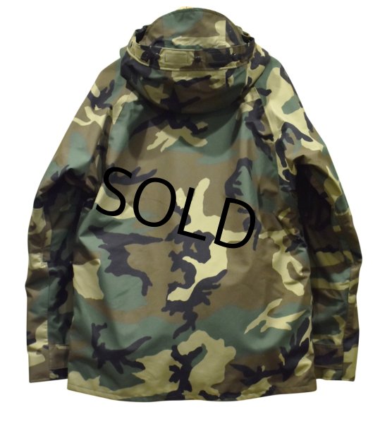 画像3: 00s ほぼ未使用!!【ビンテージ】【米軍実物】【U.S.ARMY】【ECWCS】エクワックス 【ウッドランド】【ゴアテックスパーカー】【M-R】  (3)