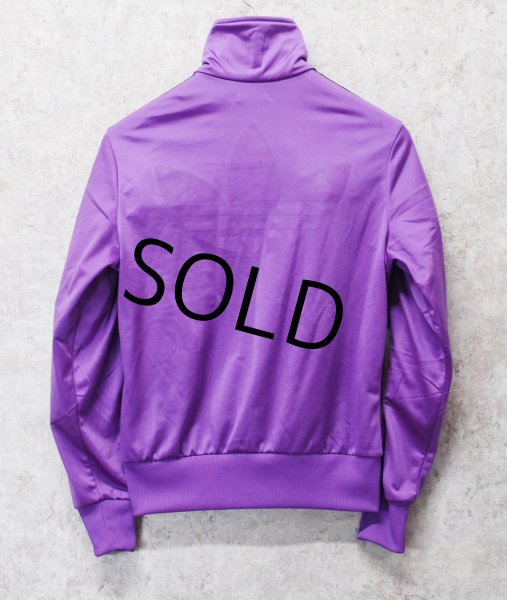 画像3: 【ビンテージ】【アディダス】adidas【紫×黒ライン】ジャージ【トラックジャージ】【サイズレディースM】  (3)