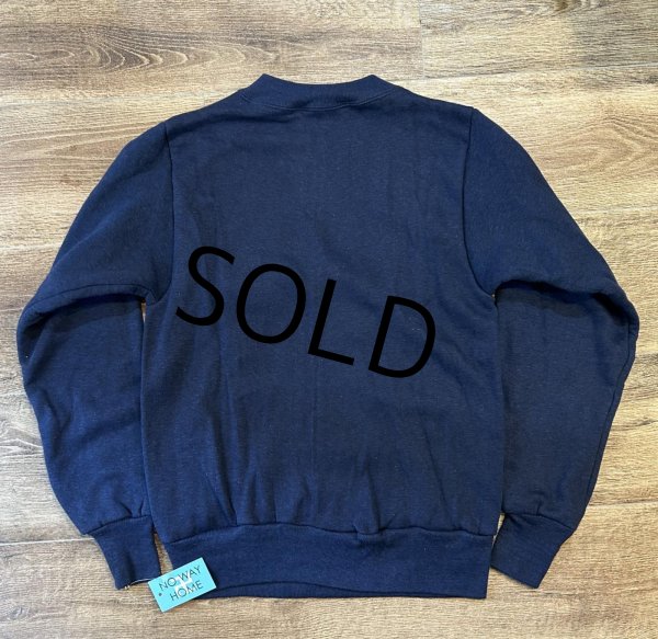 画像3: 【ビンテージ】【USA製】【MW】【裏サーマル】【紺】【スウェット】【サイズS程度】  (3)