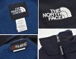 画像2: 【ノースフェイス】【the north face】【青×黒】デナリジャケット【フルジップフリースジャケット】【サイズL】  (2)
