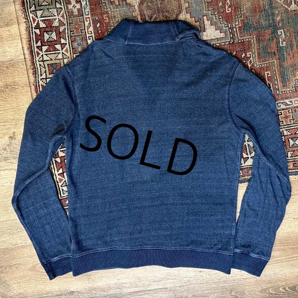 画像3: 【ラルフローレン】【POLO RALPH LAUREN】【インディゴ】コットンリネン【ショールカラー】カーディガン【サイズM】  (3)