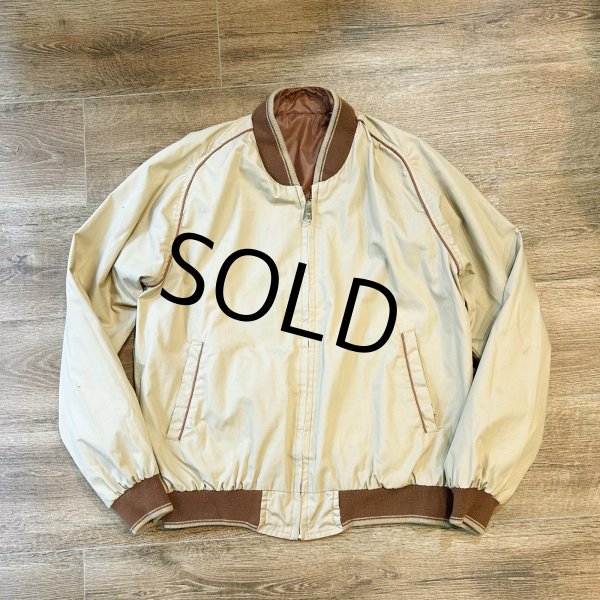 画像2: 80's~【ビンテージ】【SEARS】【シアーズ】ベージュxブラウン【リバーシブルブルゾン】サイズL-TALL  (2)