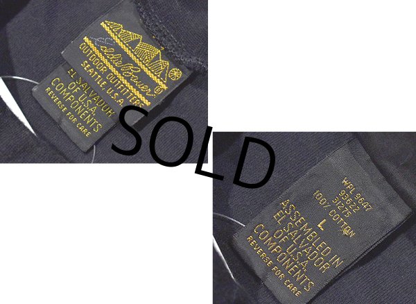 画像2: 〜90's【エディーバウアー】Eddie Bauer【黒】無地【タートルネックロンT】【サイズL】  (2)