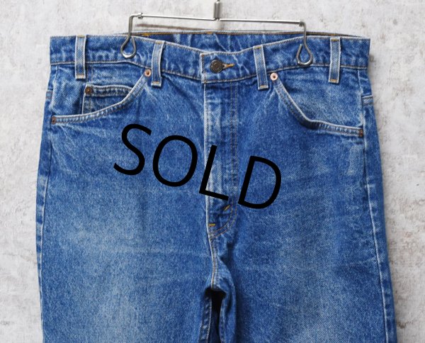 画像3: 90's~【ビンテージ】【USA製】【LEVI'S】【リーバイス517】ブーツカット【デニムパンツ】【517】【36X32】  (3)