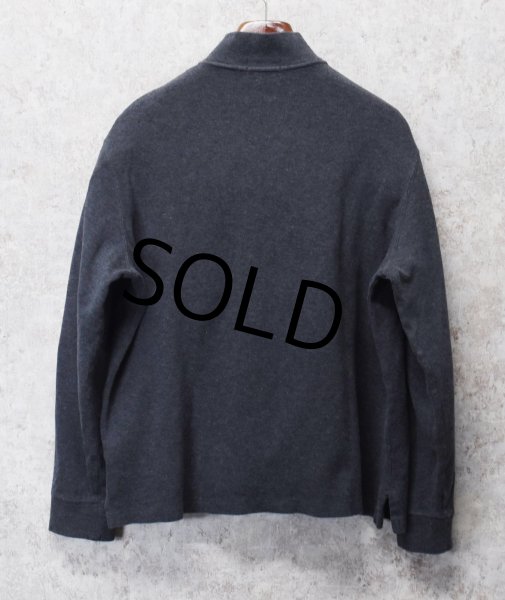 画像3: 【ラルフローレン】POLO RALPH LAUREN【ESTATE RIB】【チャコール】【無地】【ハーフジップ】【コットンセーター】【サイズL】  (3)