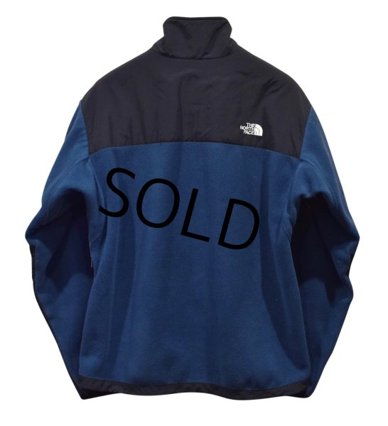 画像4: 【ノースフェイス】【the north face】【青×黒】デナリジャケット【フルジップフリースジャケット】【サイズL】  (4)