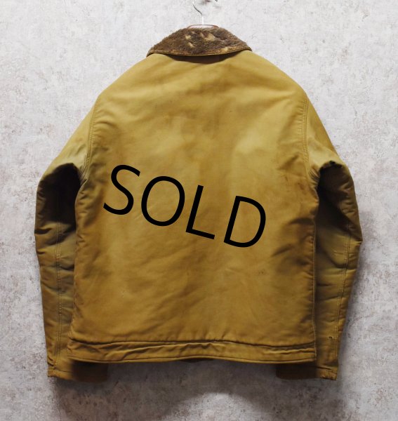 画像3:  40's【ビンテージ】【米軍実物】【U.S.NAVY】【N-1】【デッキジャケット】【サイズ42】  (3)