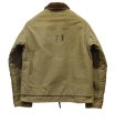 画像3: 40's【ビンテージ】【米軍実物】【U.S.NAVY】【N-1】【バックステンシル入り】【デッキジャケット】【US40】  (3)