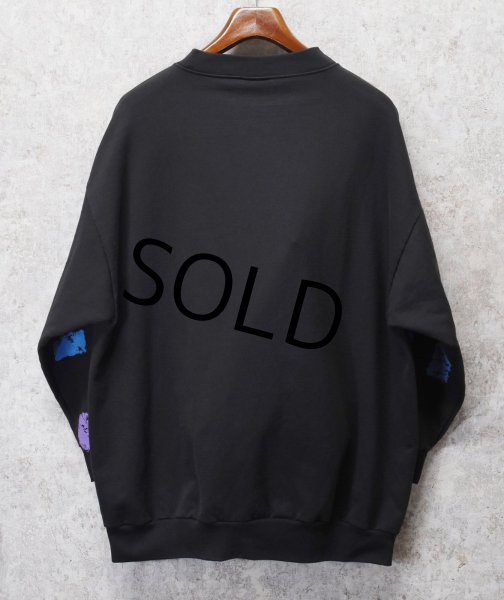 画像3: 【USA製】デッドストック【黒×蝶々プリント】【スウェット】【レディース古着】  (3)