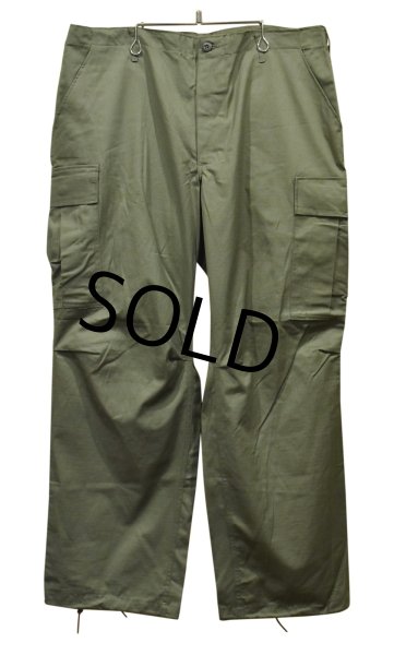 画像1: 【デッドストック】【60's】【米軍実物】【ビンテージ】 【U.S.ARMY】【リップストップ】【ジャングルファティーグパンツ】【L-R】  (1)