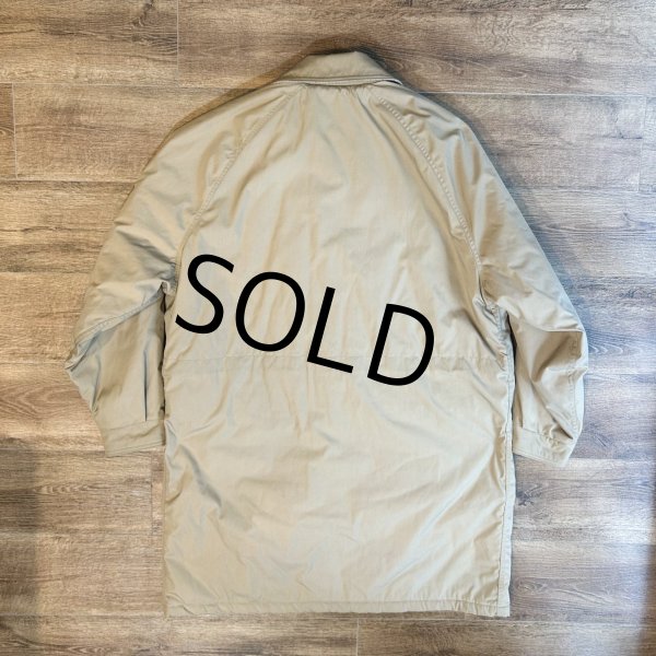 画像4: 90's【USA製】【ビンテージ】【ＬＬビーン】【L.L.bean】ベージュ【ウール裏地付き】【ストームコート】【サイズXＬ】  (4)