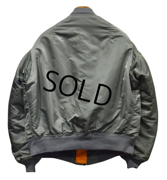 画像3: USA製【ALPHA INDUSTRIES】アルファ製【MA-1】【サイズXL】   (3)