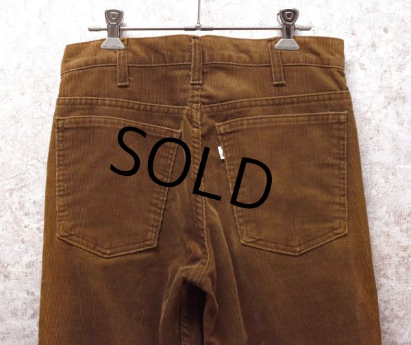 画像4: 80's【USA製】【ビンテージ】LEVI'S【リーバイス】【519】【ブラウン】【コーデュロイパンツ】【30×34】  (4)