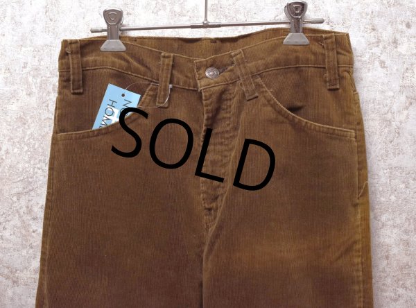 画像1: 80's【USA製】【ビンテージ】LEVI'S【リーバイス】【519】【ブラウン】【コーデュロイパンツ】【30×34】  (1)
