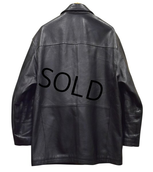 画像3: 【ビンテージ】【PERRY ELLIS PORTFOLIO】ペリーエリス【黒】レザージャケット【サイズM】  (3)