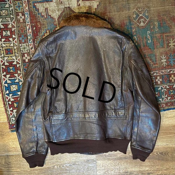 画像3: 50's【米軍実物】【ビンテージ】【U.S.NAVY】【7823ARE】【G-1】【フライトジャケット】【US40】  (3)