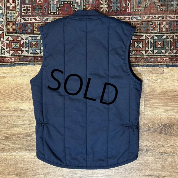 画像3: 【USA製】【ビンテージ】【RED KAP】レッドキャップ【ネイビー】【キルティング】【ベスト】【サイズSーR】   (3)