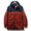 画像1: 70's【ビンテージ】【ＬＬビーン】筆記体タグ【L.L.bean】【エンジ×紺】【中綿入りマウンテンパーカー】【中綿入りジャケット】【サイズM】  (1)