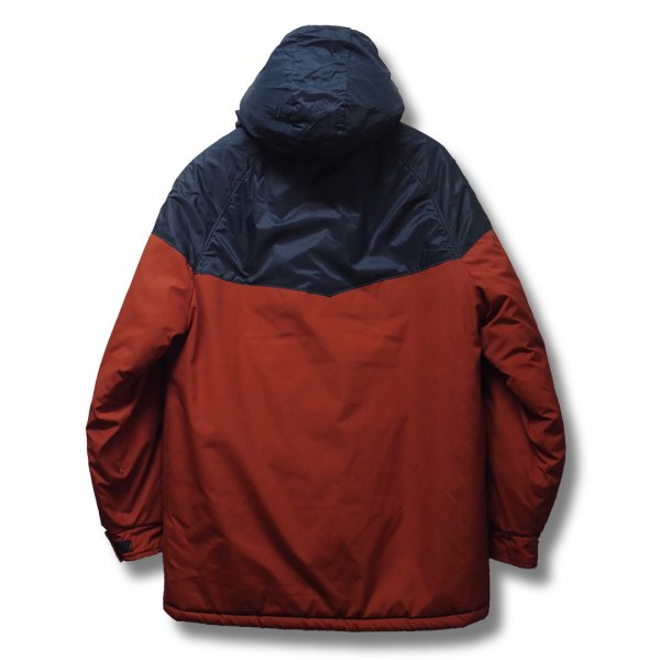 画像3: 70's【ビンテージ】【ＬＬビーン】筆記体タグ【L.L.bean】【エンジ×紺】【中綿入りマウンテンパーカー】【中綿入りジャケット】【サイズM】  (3)