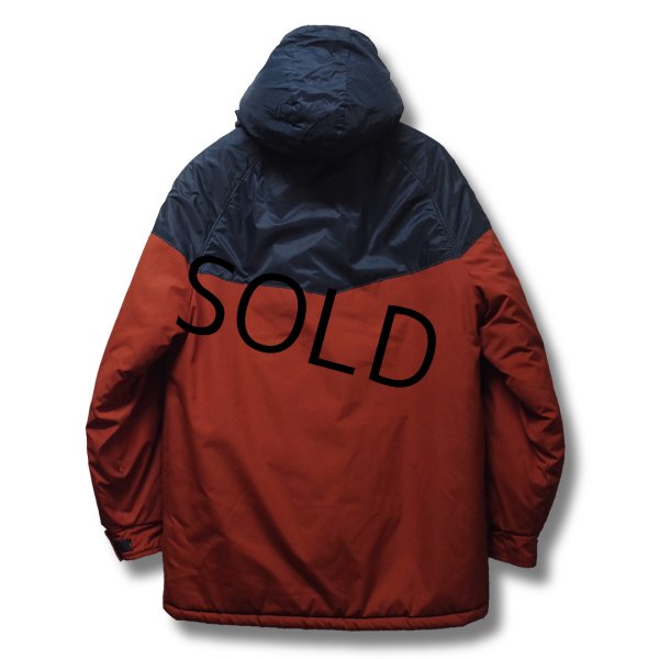 画像3: 70's【ビンテージ】【ＬＬビーン】筆記体タグ【L.L.bean】【エンジ×紺】【中綿入りマウンテンパーカー】【中綿入りジャケット】【サイズM】  (3)